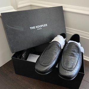The Kooples loafers 100% crocodile leather originally 298 USD - brand new